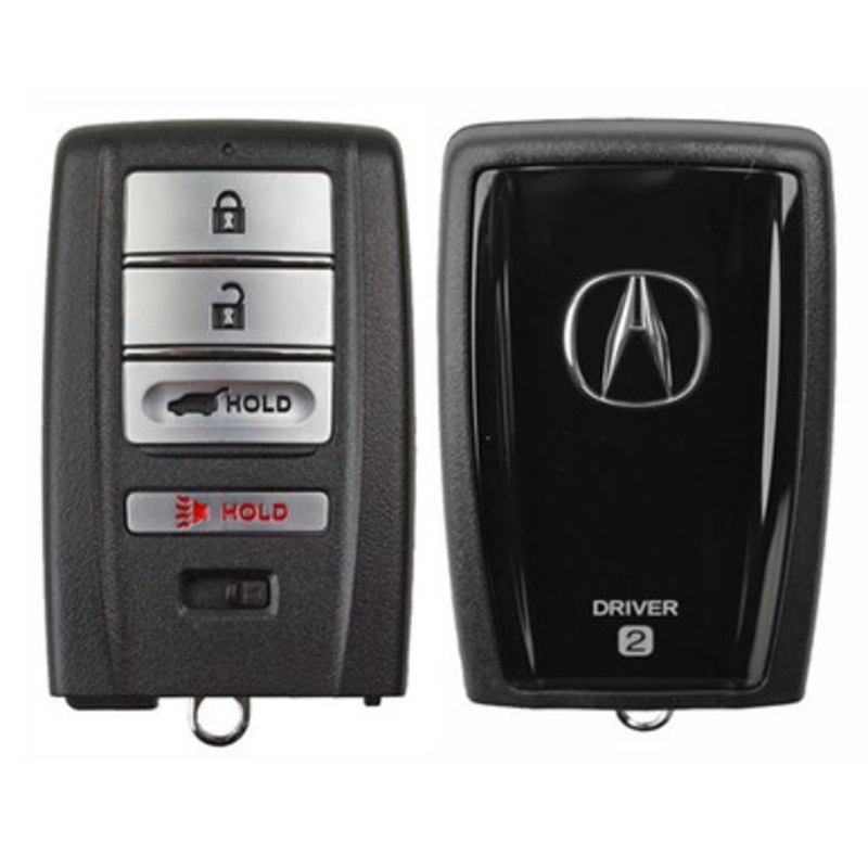 Acura 4 Button Driver 2 Smart Key KR5T21, 72147-TJB-A11, 433 MHz – Refurbished, Grade A