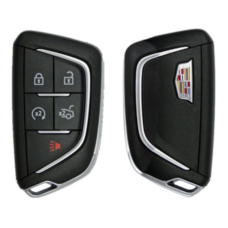 Cadillac 5 Button Smart Key YGOG20TB1, 13536990, 433 MHz – Refurbished, Grade A