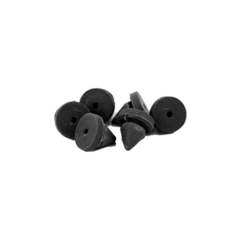 DON-JO Door Silencer 1608 For Metal Frame – 100 Pack