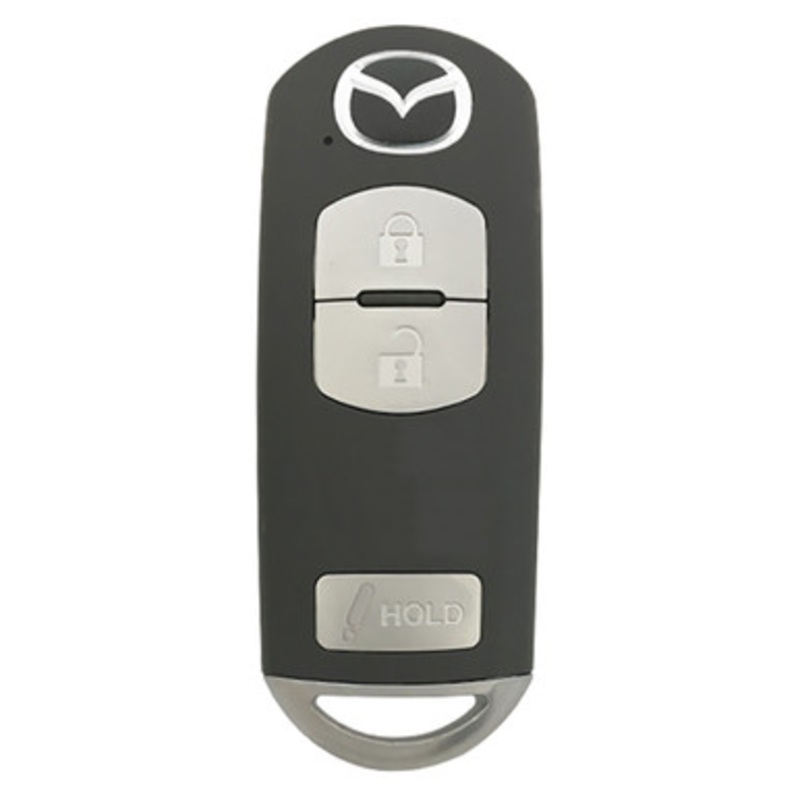 Mazda 3 Button Smart Key WAZSKE13D01, KDY3-67-5DY, 315 MHz – Refurbished, Grade A