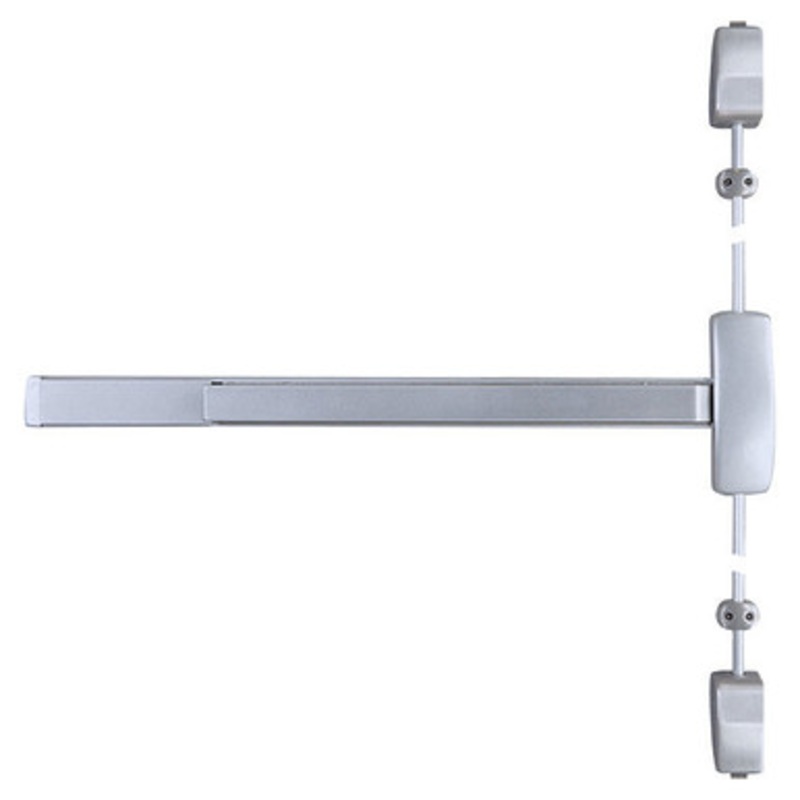 PLS RVR236 36-Inch Surface Vertical Rod Device – Grade 1 – Aluminum