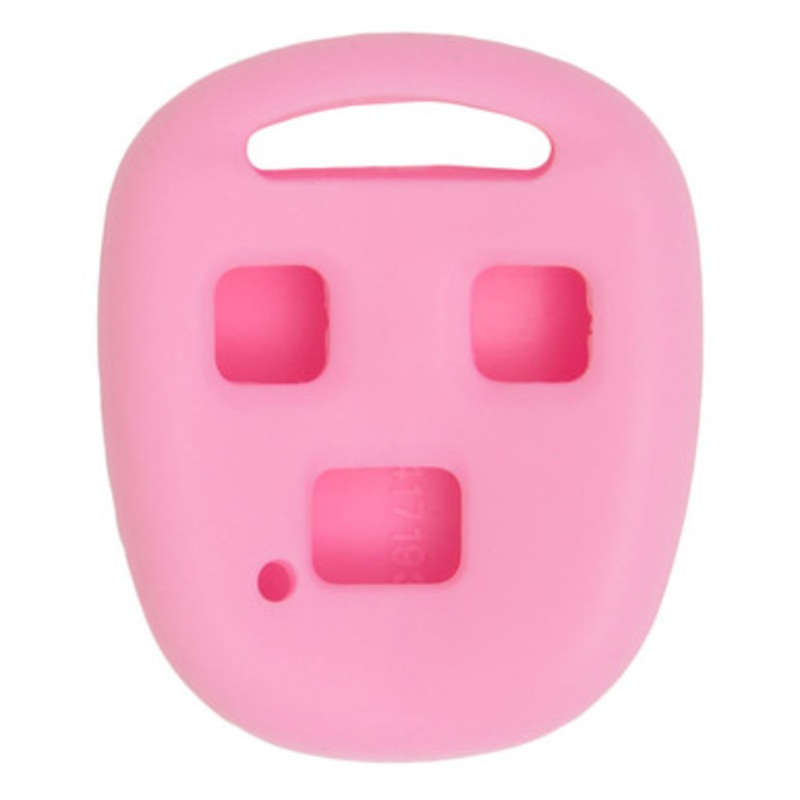 Replacement Silicone Jacket Keyless Remote Cover LXUS123 for Lexus – Pink