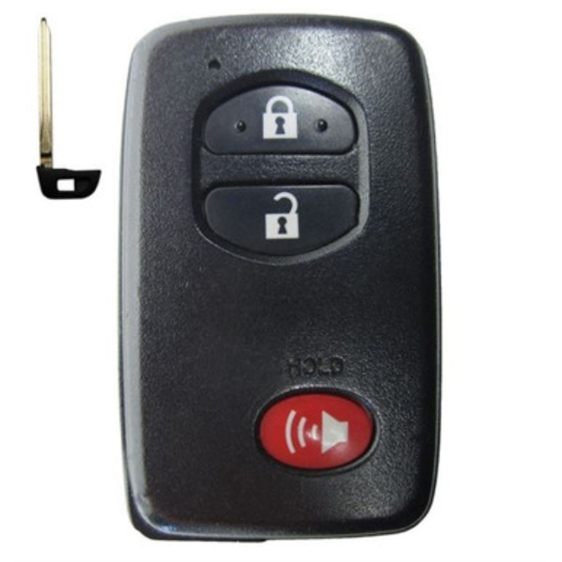Toyota 3 Button Proximity Smart Key (E Board – 3370) HYQ14AAB, 89904-35030, 315 MHz – Refurbished, Recase