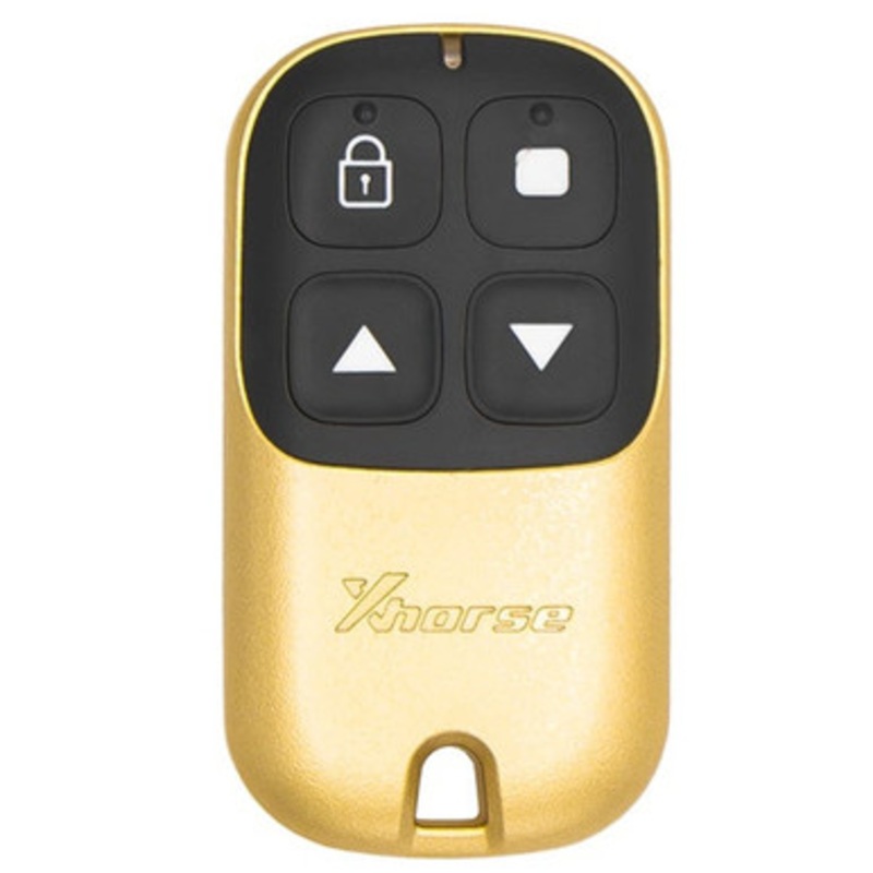 Xhorse XKXH05EN Universal 4 Button Garage Door Remote – Gold – Wired