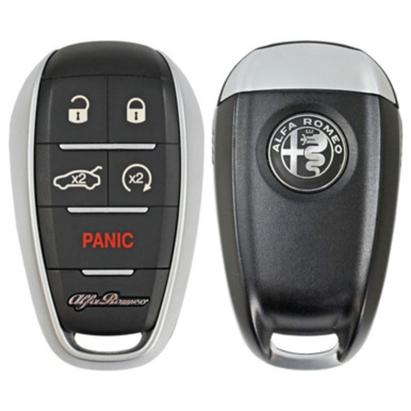 Alfa Romeo 5 Button Smart Key KR5ALFA434, 6EP44LXHAA, 433 MHz – Refurbished, Grade A