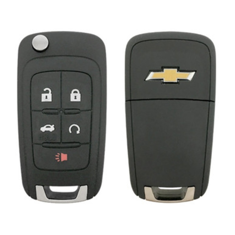 Chevrolet 5 Button Proximity Remote Flip Key P409MK74946931, OHT05918179, 13531360, 315 MHz – Refurbished, Grade A