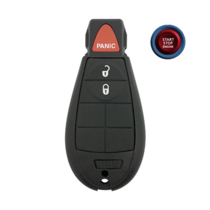 Dodge 3 Button Fobik Smart Key IYZ-C01C, 56046707, 433 MHz – Refurbished, Grade A