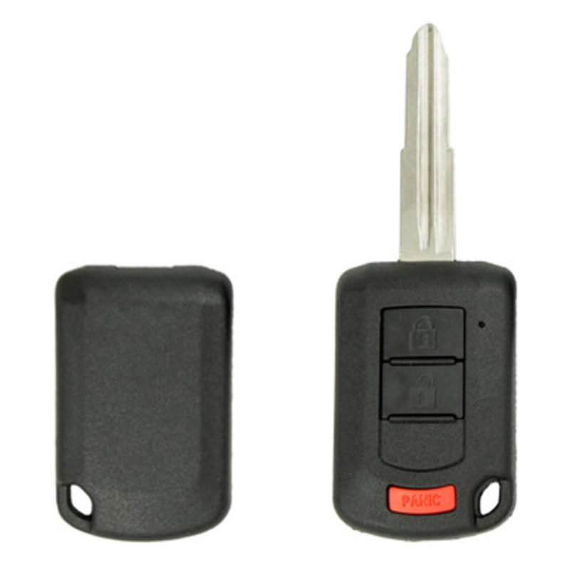 Dura-Shell Mitsubishi High Quality Replacement – MIT3 – Notched Keyway 3btn (L,U,P) OUCJ166N (No Electronics)