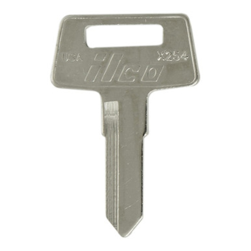 ILCO AF00007132 X254 Motorcycle Mechanical Key, Pack of 10