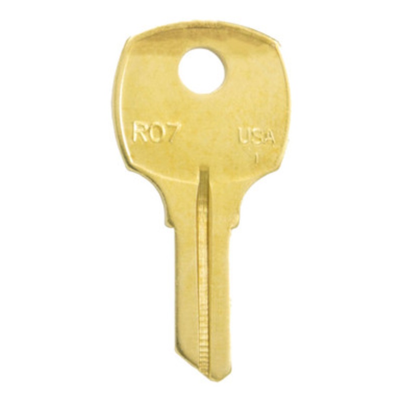 ILCO RO7 1069G National Rockford Cabinet Key Blank – Brass – 50 Pack
