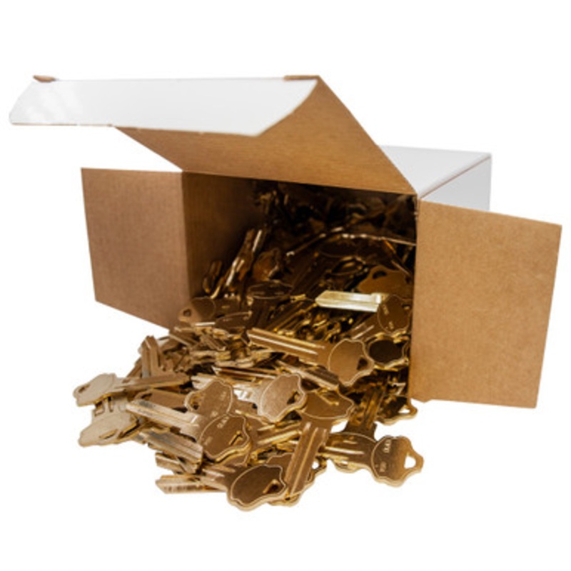 Keyless2Go KW10 Brass Keys 250 Pack – MADE IN USA