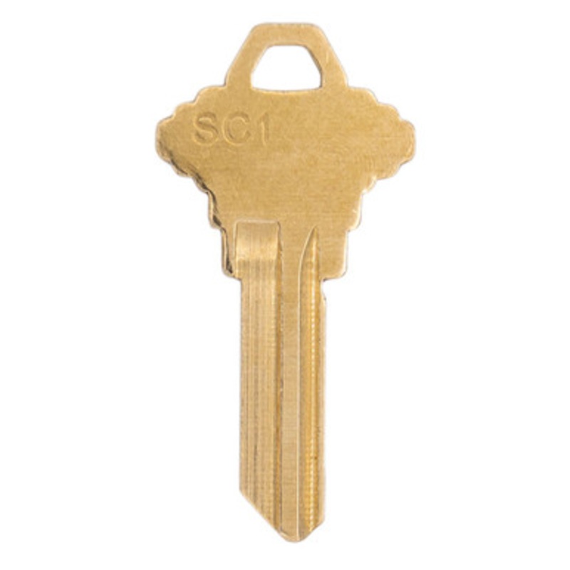Keyless2Go Schlage SC1 1145 5-Pin Key Blank (100 Pack) – Brass