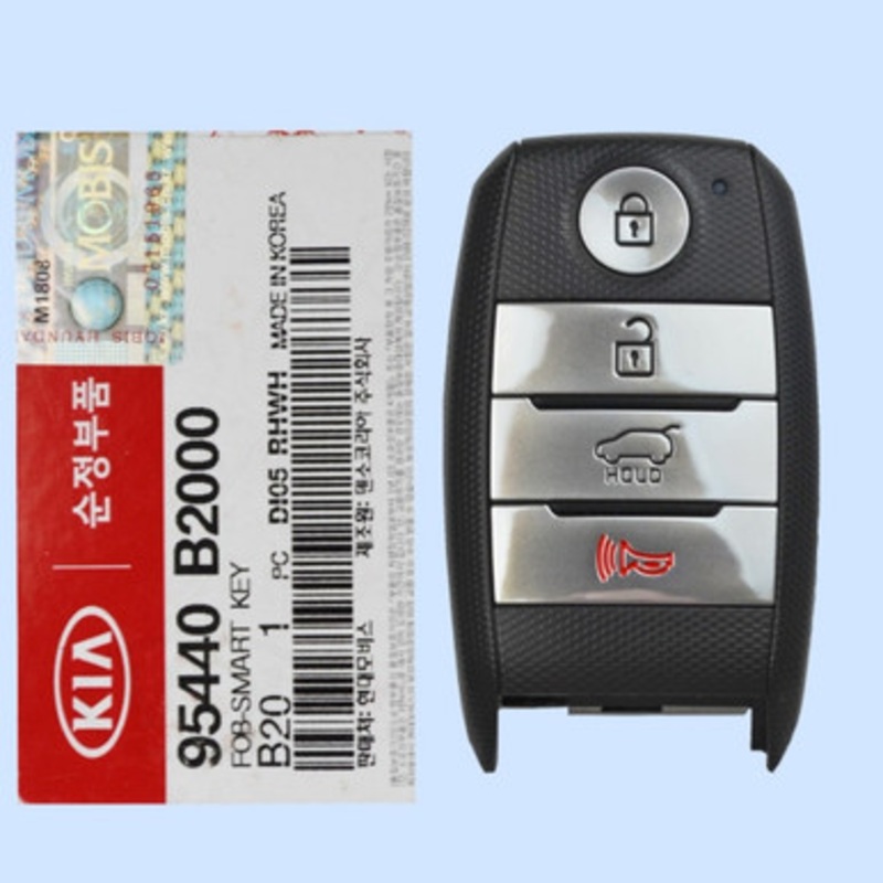 Kia 4-Button Smart Key CQOFN00100 95440-B2000 433 MHz, New OEM