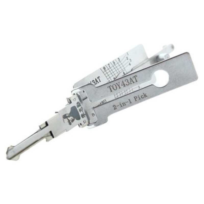 Original Lishi TOY43AT 10-Cut TR47 2-in-1 Pick – Door/Trunk – Anti Glare
