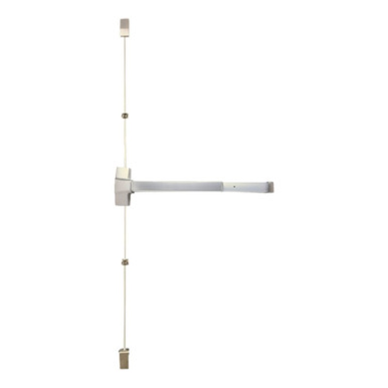 PLS RVR336 Heavy Duty Commercial Vertical Rod Exit Panic Bar – Grade 1 – 36-Inch –  Stainless Steel 32D
