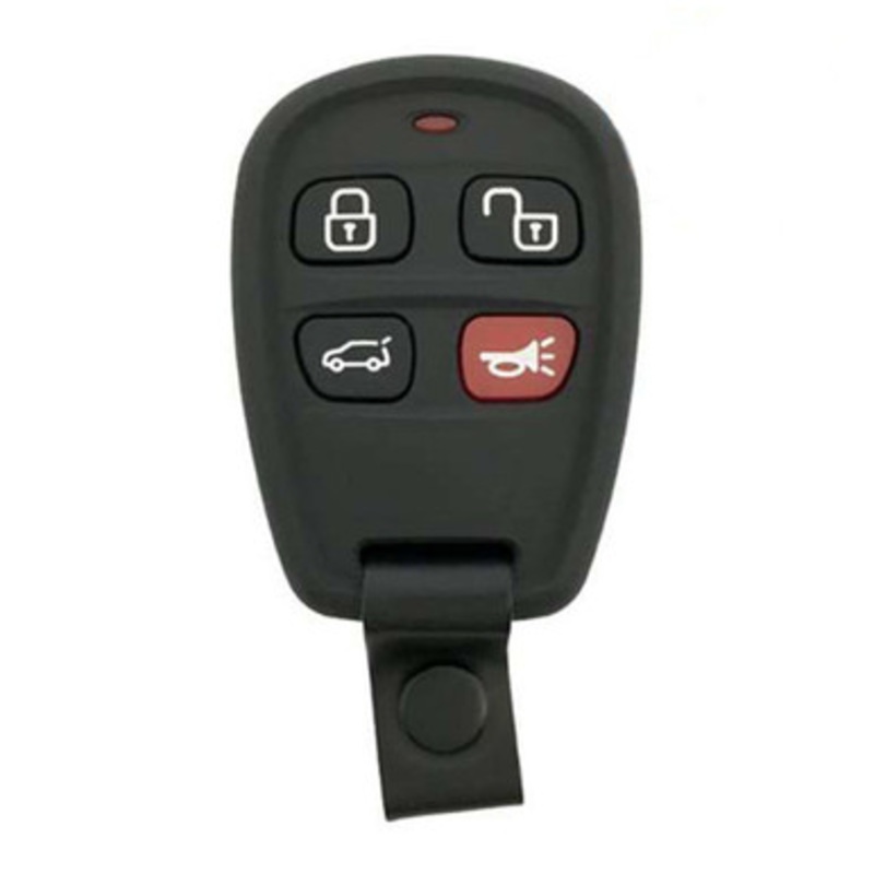 Replacement 4-Button (L,U,H,P) Remote Shell 163178
