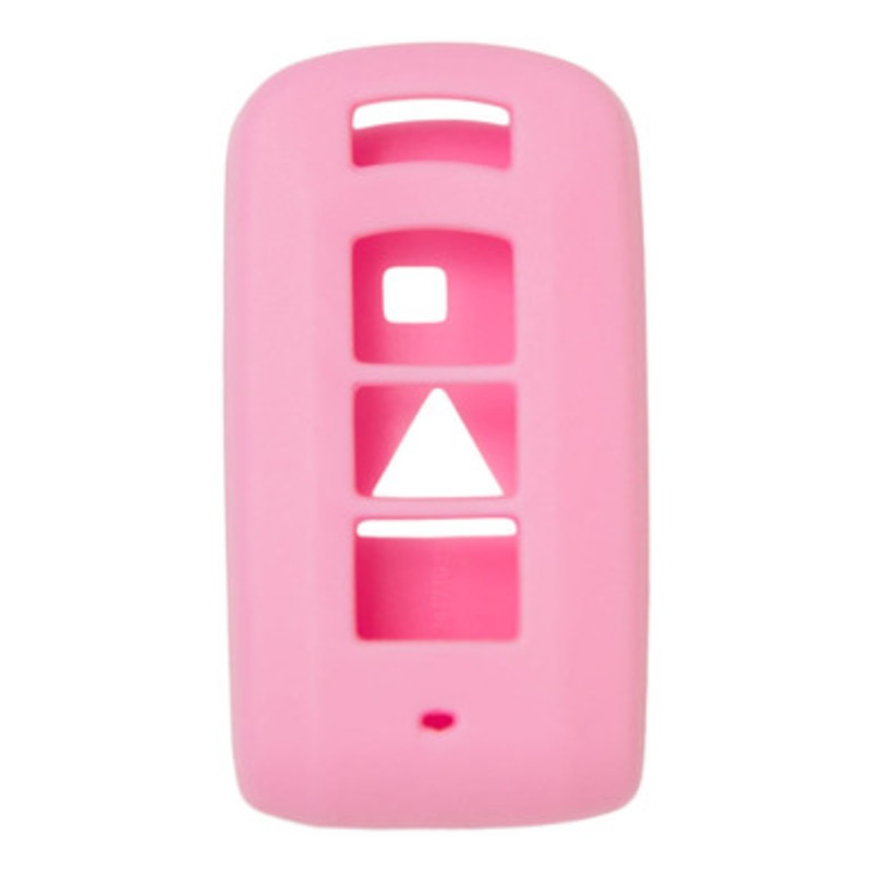 Replacement Silicone Jacket Keyless Remote Cover MITP14 for Mitsubishi 4 Button Smart Proximity Key FCC ID: OUC644M-KEY-N – Pink
