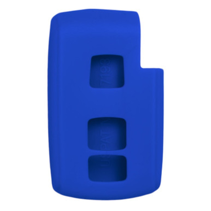 Replacement Silicone Jacket Keyless Remote Cover TYOTAG73 for Toyota Prius 3 Button Smart Key Proximity Remote FCC ID: M0ZB31EG – Blue