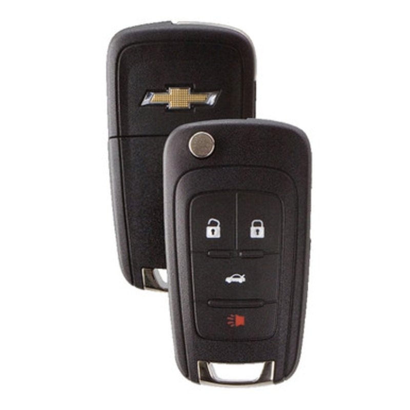 Strattec 5912543 4 Button Chevrolet Flip Key