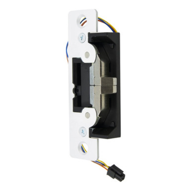 Adams Rite 7400 Series UltraLine Electric Strike for Deadlatches and Cylindrical Locks – Flat – Clear Anodized