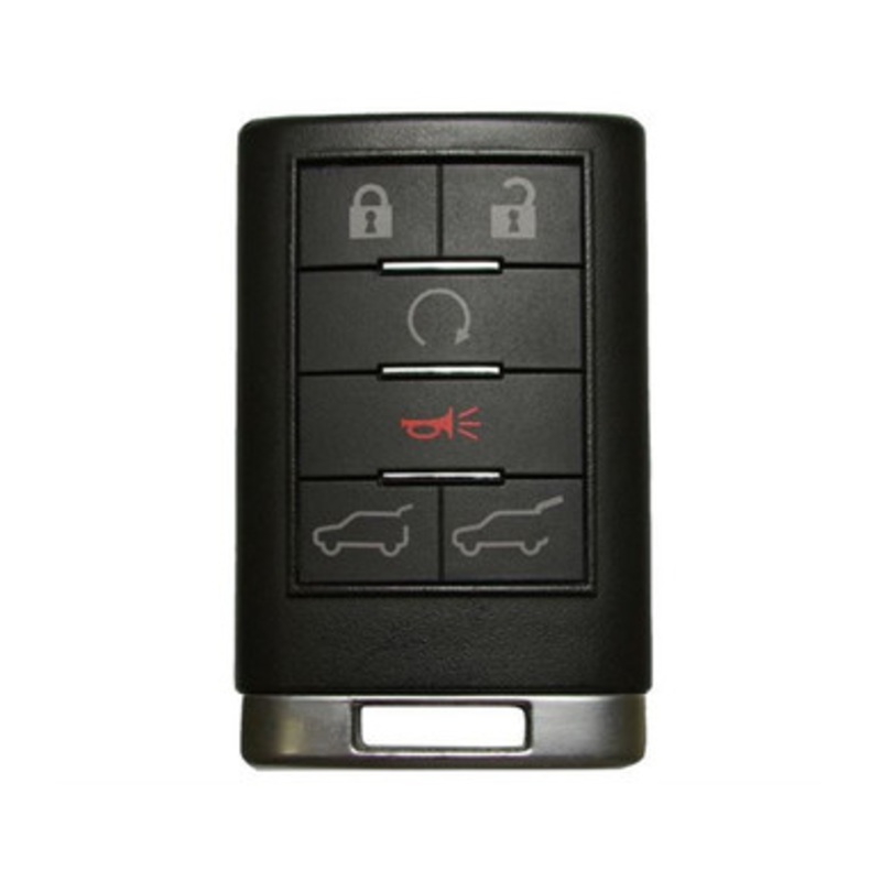 Cadillac 6-Button Remote Driver 1 OUC6000066 OUC6000223 22756465 – Refurbished Grade A