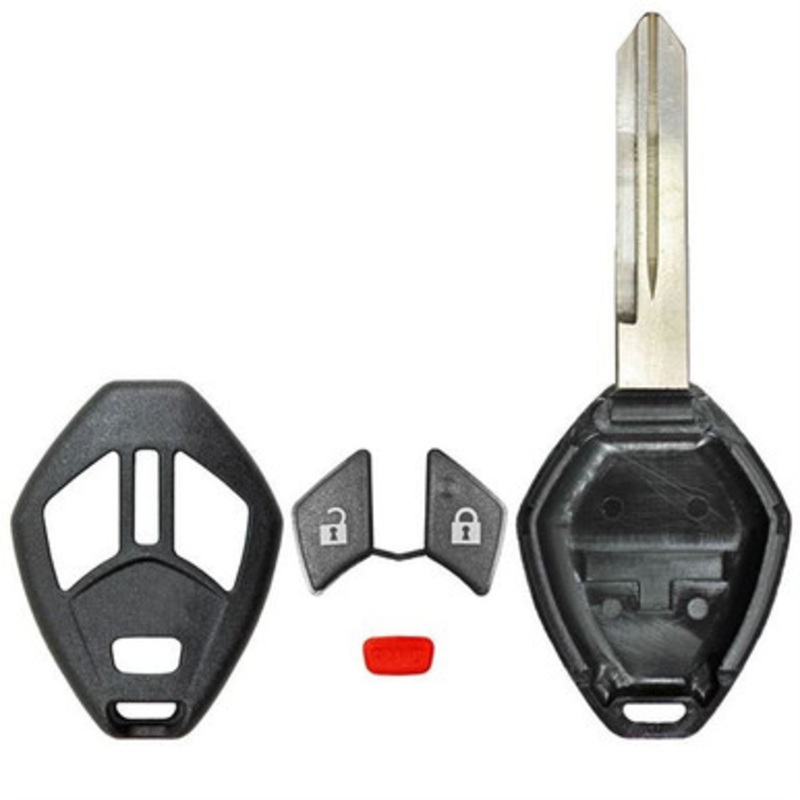 Dura-Shell Replacement Mitsubishi High Quality Remote Head Key Shell – MIT6 Keyway, 3btn