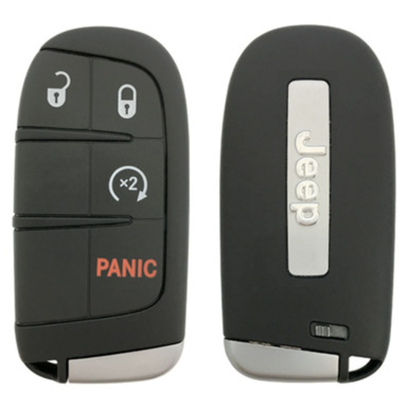 Jeep 4 Button Smart Key M3N-40821302, 68143500, 433 MHz – Refurbished, Grade A