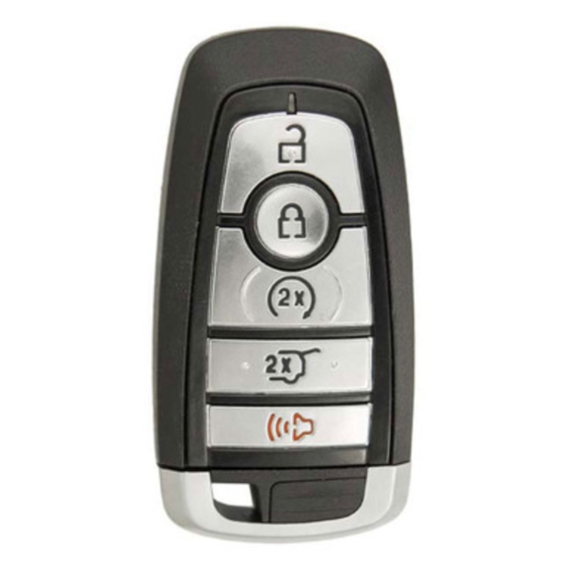 Keyless2Go Ford Lincoln 5-Button Smart Key 2-Way M3N-A2C931426 164-R8198 902 MHz, Premium Aftermarket