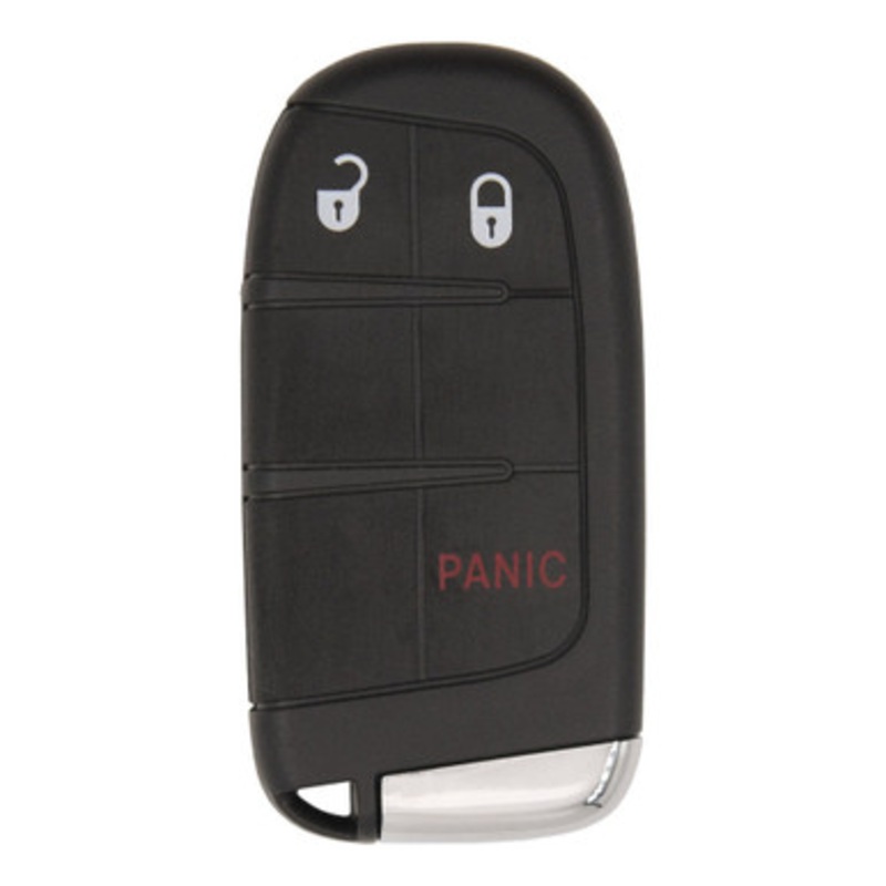 Keyless2Go Jeep 3 Button Smart Key M3N-40821302, 6MP33DX9AA, 433 MHz – Premium Aftermarket