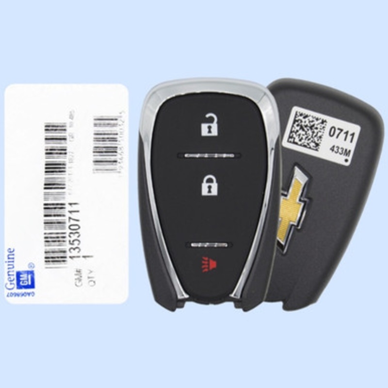 Chevrolet 3 Button Smart Key HYQ4ES, 13530711, 433 MHz – New OEM
