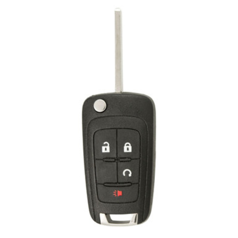 Chevrolet 4 Button Non-PEPS Remote Flip Key OHT01060512, 20873620, 315 MHz – New OEM