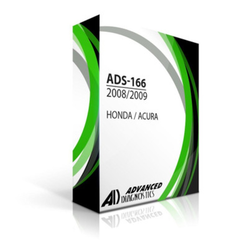 Honda Accord 2008/09 & Acura TSX 2009 (for Pro Level only) Software for T-Code