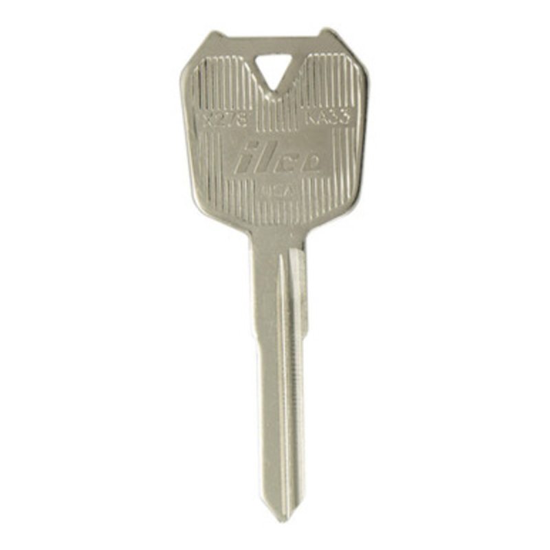 ILCO AF00007652 27008-0053 KA33 Motorcycle Mechanical Key, Pack of 10