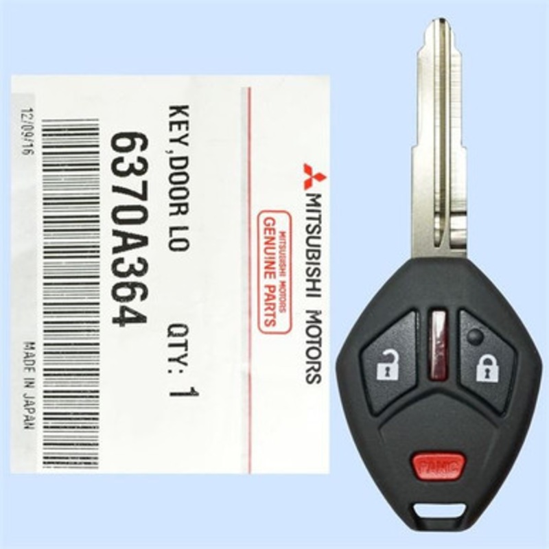 Mitsubishi 3 Button Remote Head Key OUCG8D-620M-A, 6370A364, 315 MHz – New, OEM