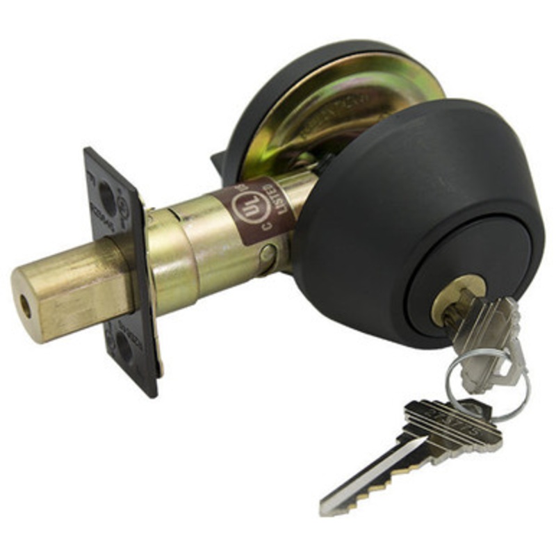PLS DB260 Grade 2 Single Cylinder Deadbolt K2 – SC4 – Oil Rubbed Bronze 10B