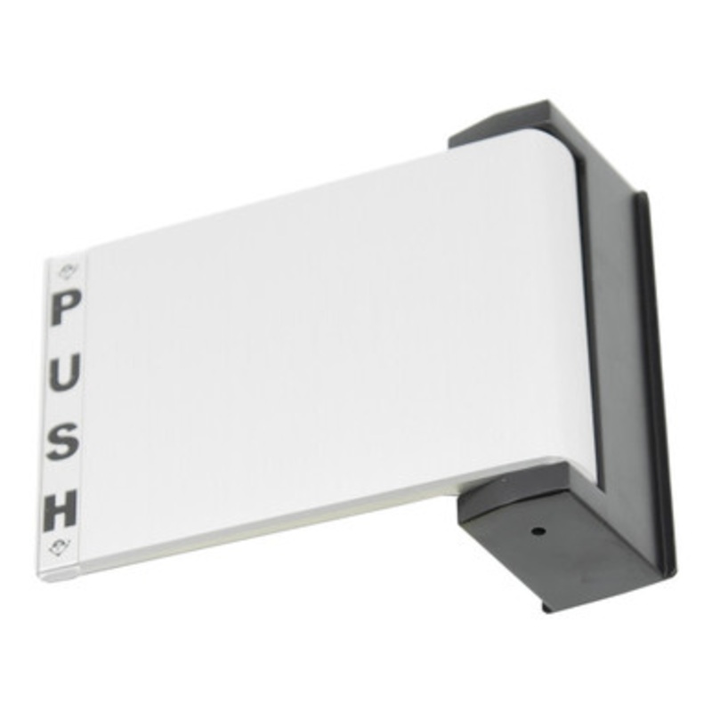 Adams Rite 4590 Deadlatch Paddle For 4300/4500/4900 Deadlatch Series  – Push To Left – 1-3/4 Inch Doors – Clear Anodized