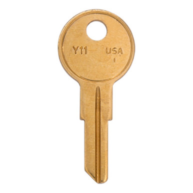 ILCO Y11 01122 Yale Lockset Key Blank – Brass – 50 Pack