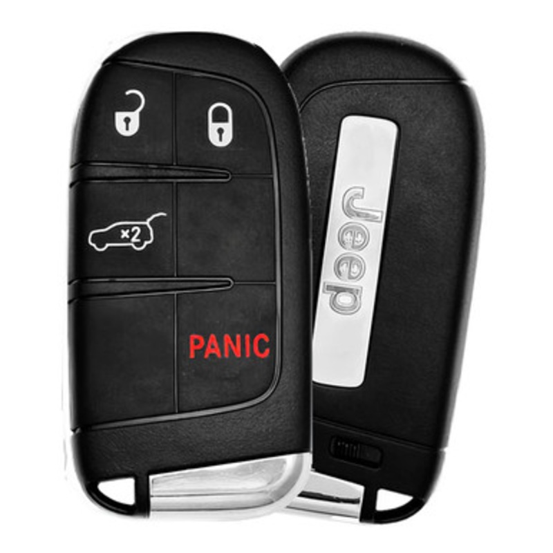 Jeep 4-Button Smart Key M3N-40821302 68250341AB 433 MHz, Refurbished Grade A