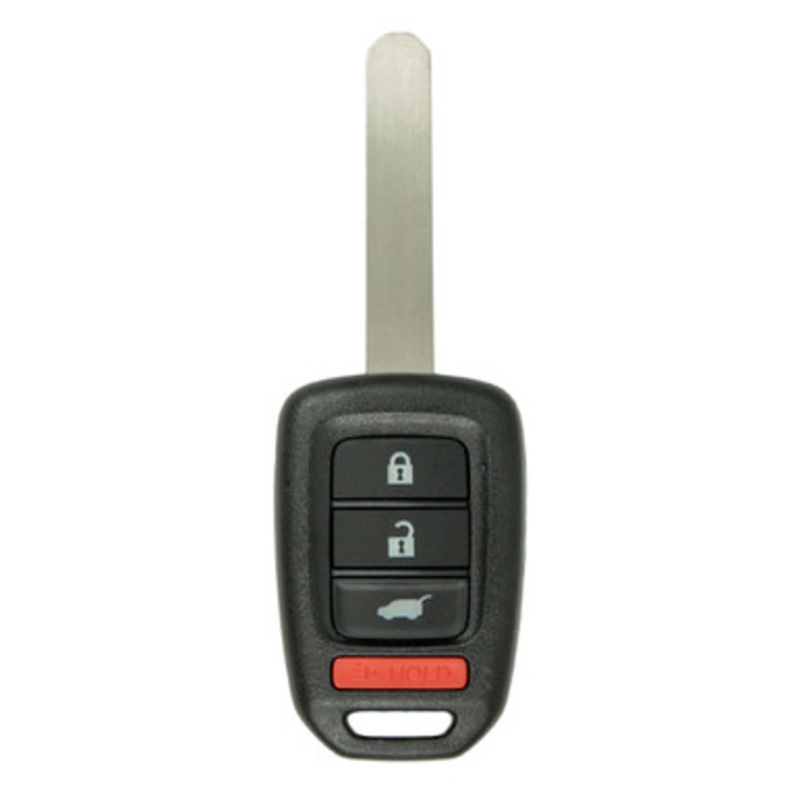 Keyless2Go 4 Button Remote Head Key Replacement for Honda CRV MLBHLIK6-1T 35118-T7S-A00, HON-KH4-043-AFB-ZZZZ-001