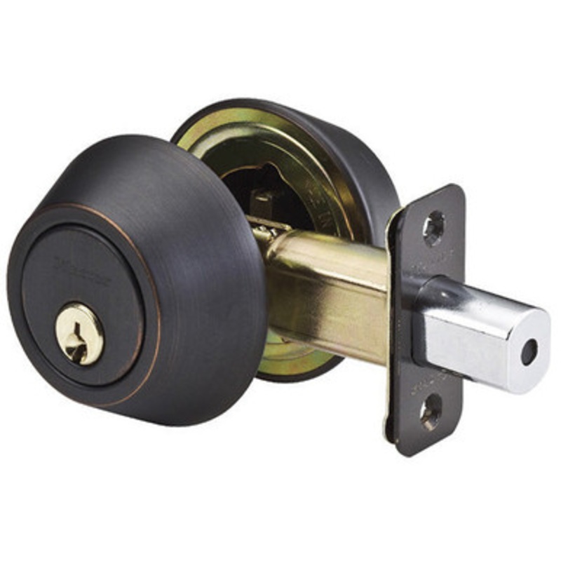 Master Lock DS0712PKA4 Double Cylinder Deadbolt KW1 – Grade 3 – Aged Bronze