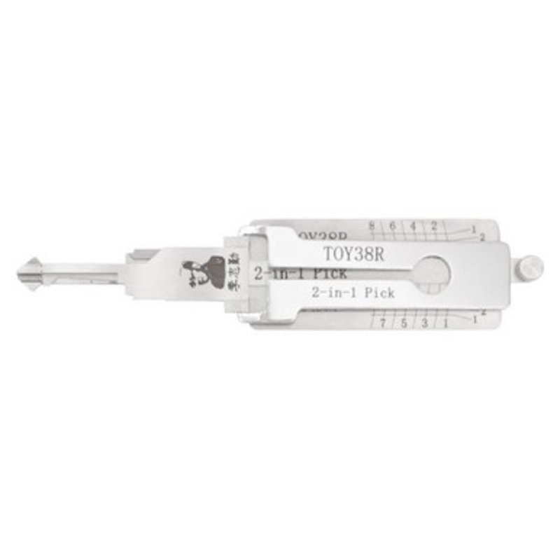 Original Lishi TOY38R 8-Cut (TR40) 2-in-1 Pick – Door Only