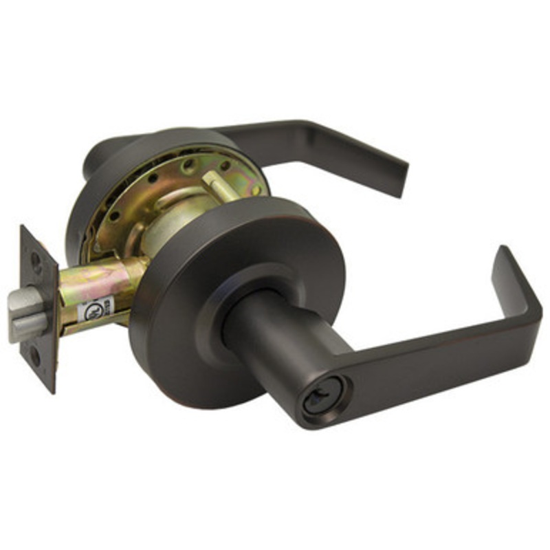 PLS L253FW Grade 2 Door Lever 2-3/4 – Entry – SC4 – K2 – Oil Rubbed Bronze 10B
