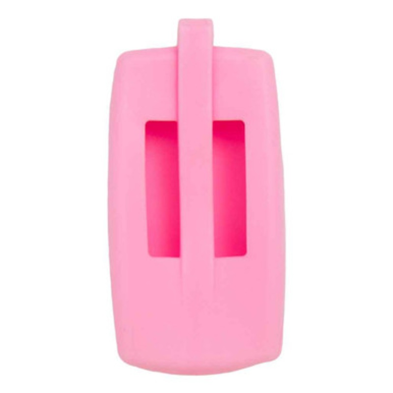 Replacement Silicone Jacket Keyless Remote Cover FRDB44 for Ford / Lincoln 4 Button PEPS Smart Key FCC ID: M3N5WY8406 – Pink