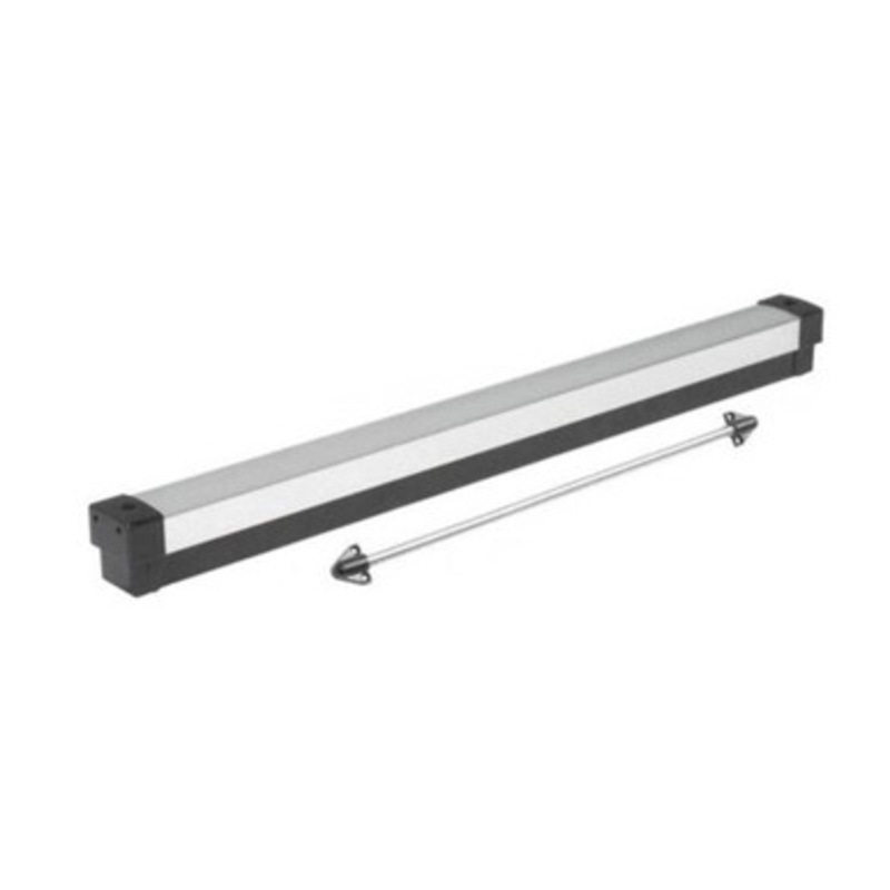 Seco-Larm Panic Bar Exit Device brushed-aluminum 36-inch