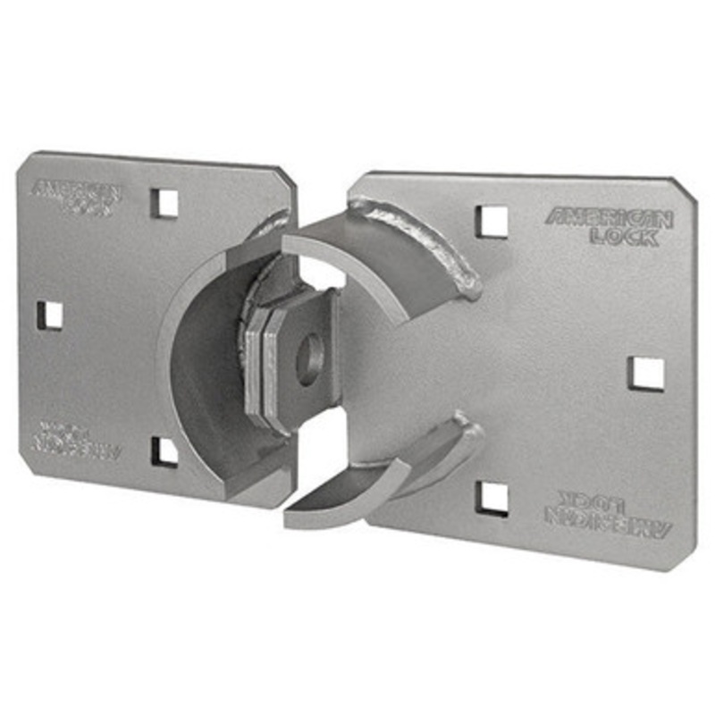 American Lock A800 High Security 9-1/16 in Hasp for Hidden Shackle Padlocks