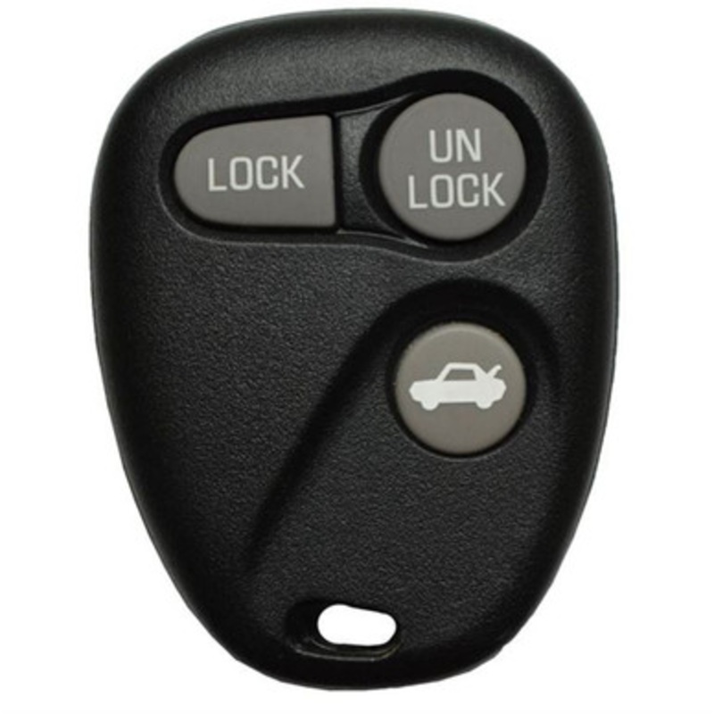 Buick Cadillac Chevrolet 3-Button Remote ABO0204T 10246216 – Refurbished Recase