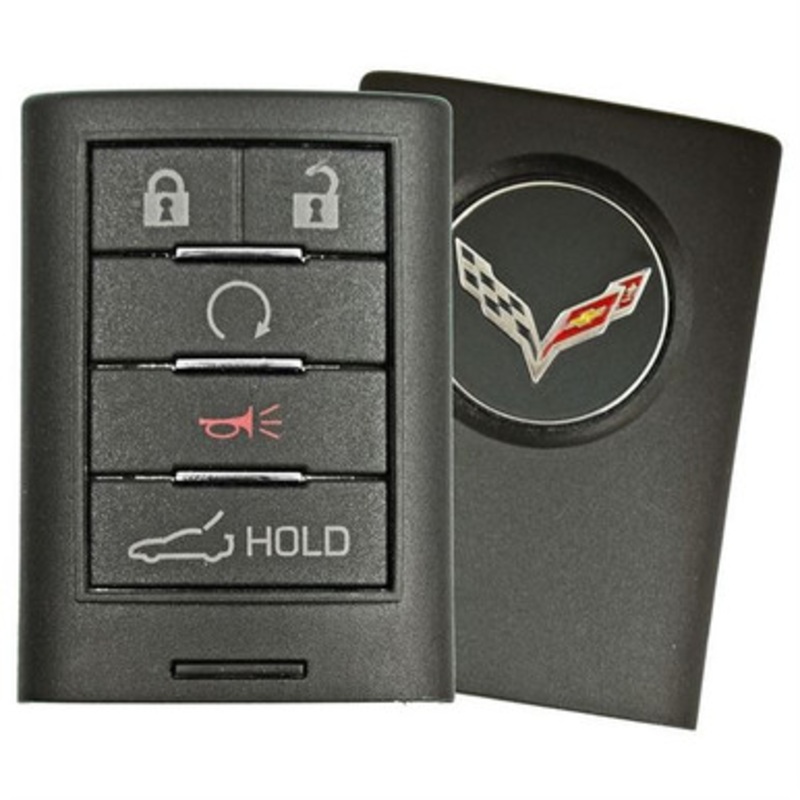 Chevrolet Corvette 5 Button Smart Key NBGGD9C04, 23465951, 433 MHz – Refurbished, Grade A