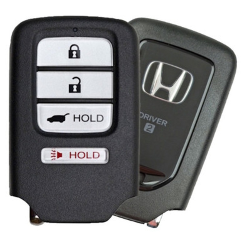 Honda 4 Button Driver 2 Smart Key ACJ932HK1210A, 72147-T0A-A31, 315 MHz – New, OEM