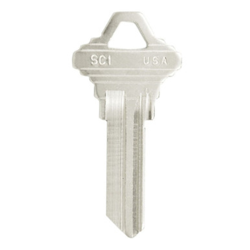 ILCO SC1 1145 Schlage Key Blank – Nickle Plated Brass – 50 Pack