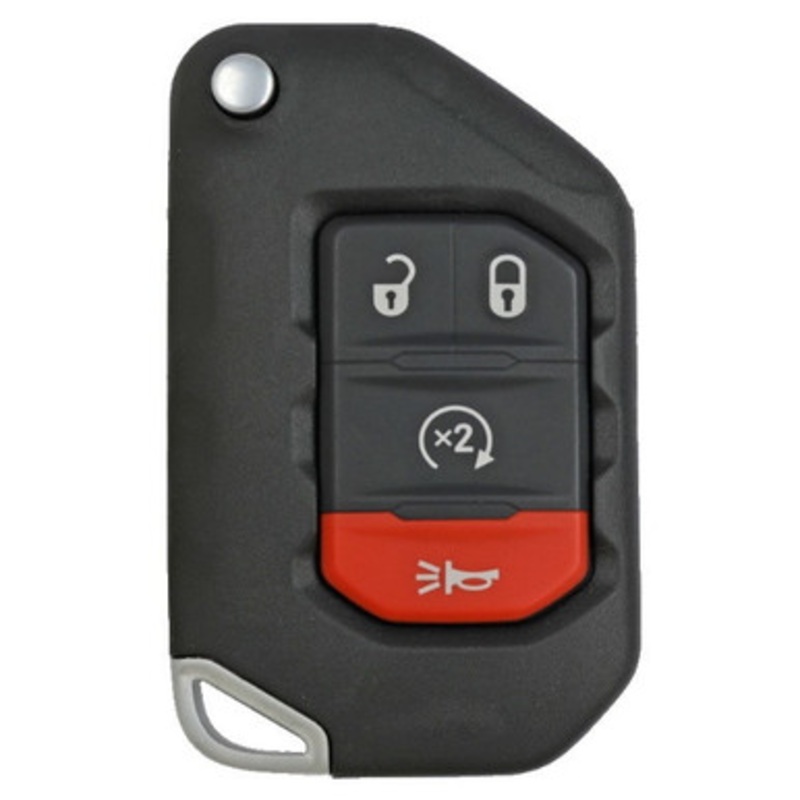 Jeep 4 Button Smart Key OHT1130261, 68416784AA, 433 MHz – Refurbished, Grade A